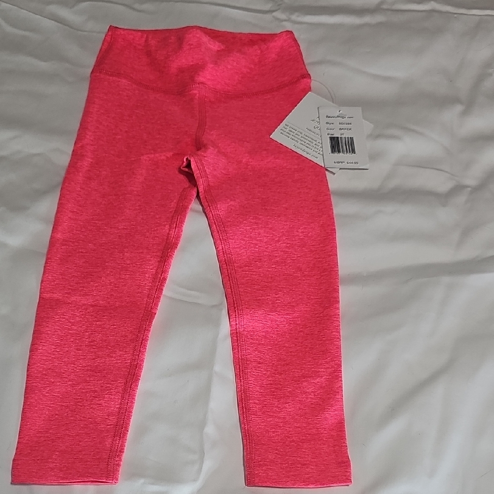 Beyond Yoga Vibrant Pink Kids Leggings